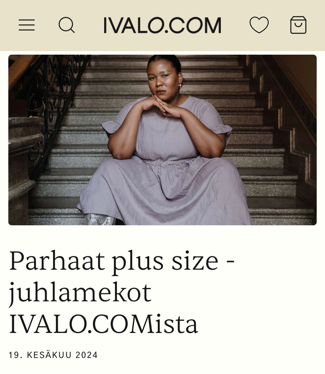 Parhaat plus size -juhlamekot