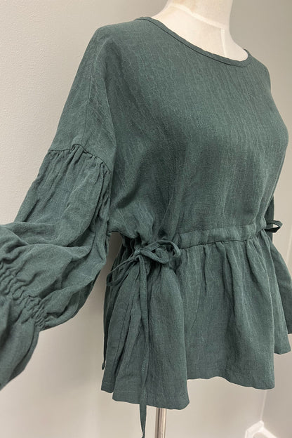 Amélie dress, Deep green