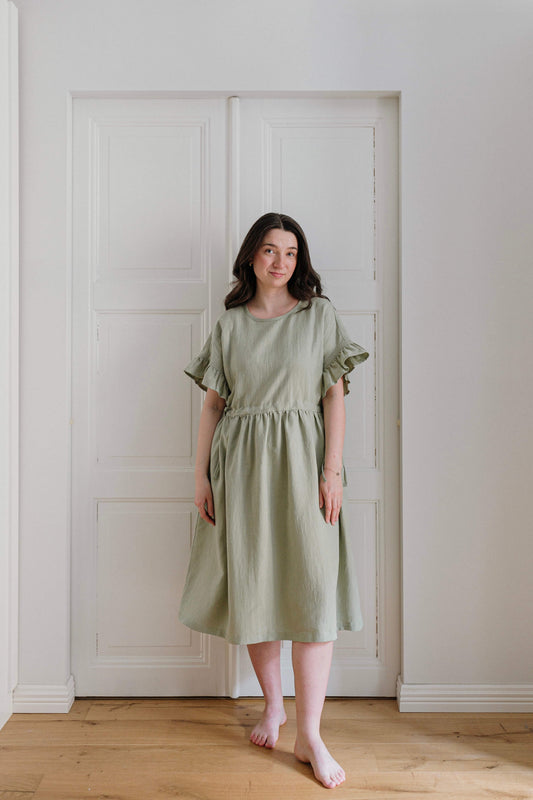 Valerie dress, Soft mint