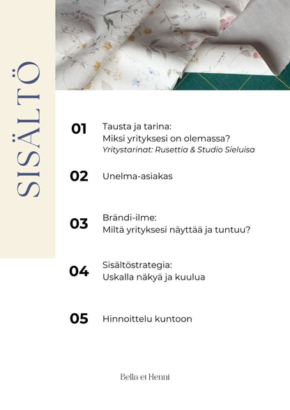Käsityöyrittäjän opas